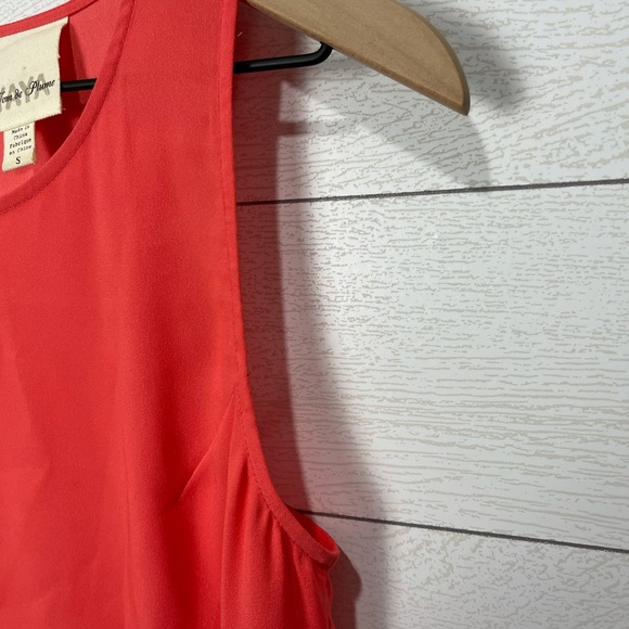 Nom De Plume Coral Sleeveless Dress Size Small - Picture 9 of 12